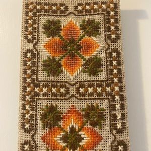 Beautifully embroidered wall accent piece